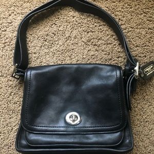 COACH ARCHIVAL LEGACY LEATHER CROSSBODY BLACK